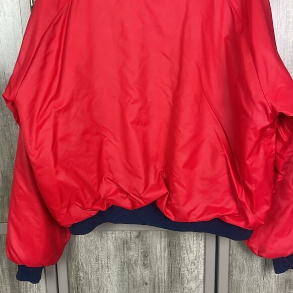 Vintage 80's Coca Cola Satin Bomber Style Jacket Men's XL - Picture 7 of 11